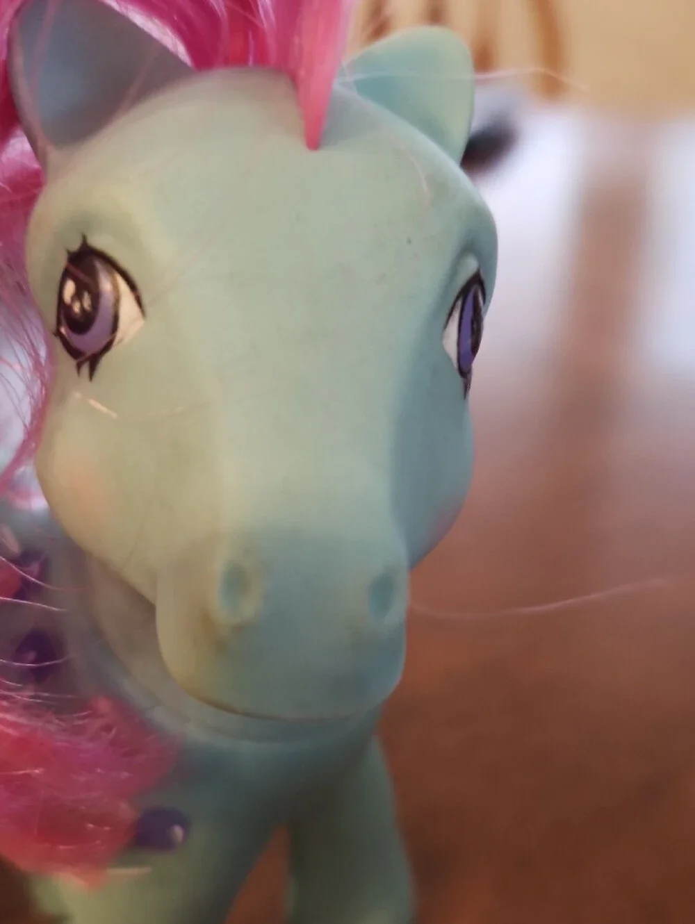 Twice as Fancy G1 Lollipop My lil pony Sweet tooth 1987 Hasbro Blue Pony Toy